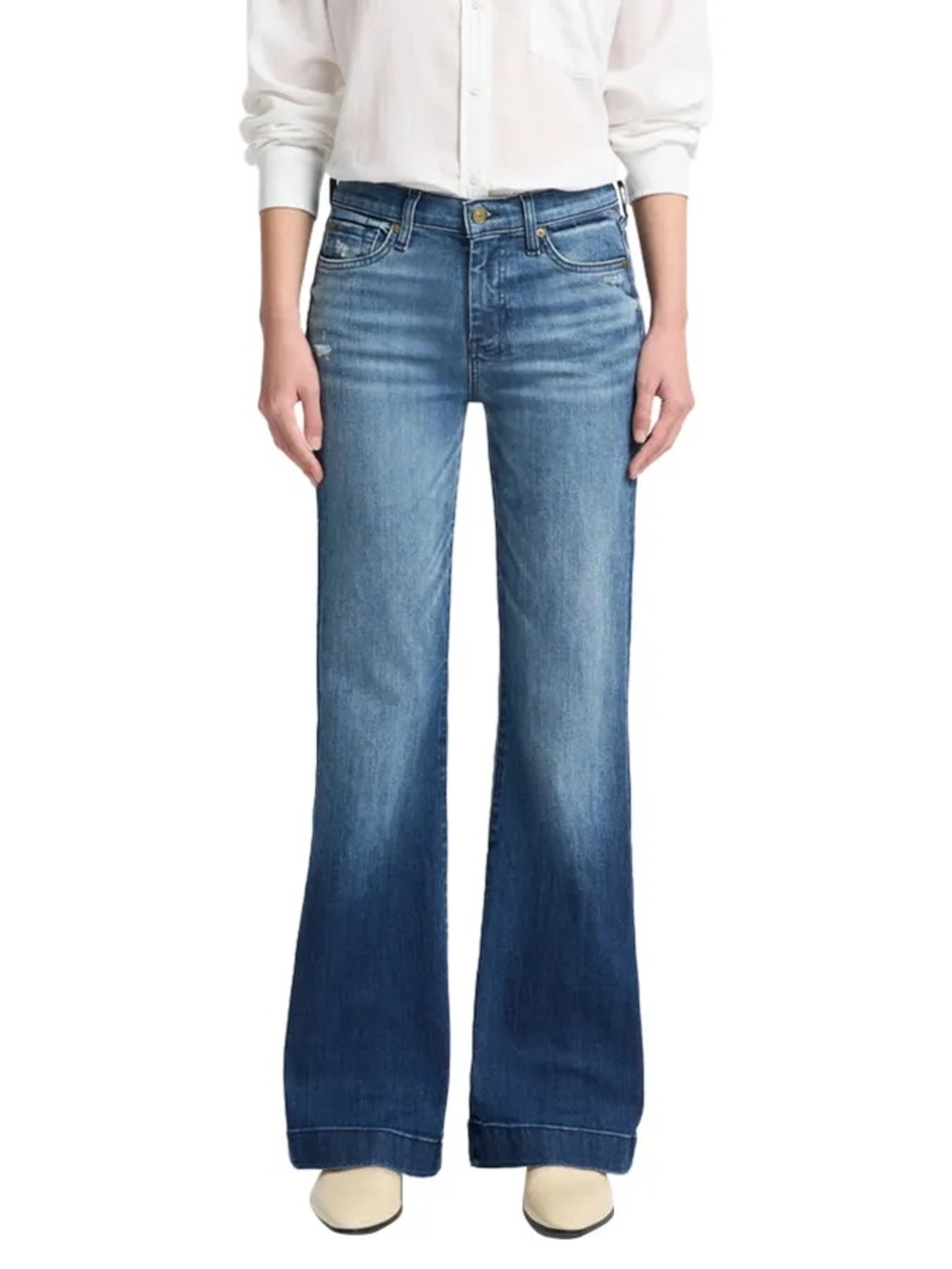 7 for all mankind dojo Tailorless - Lake blue